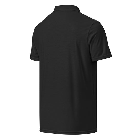 S P C L . Men’s slim fit polo BLACK
