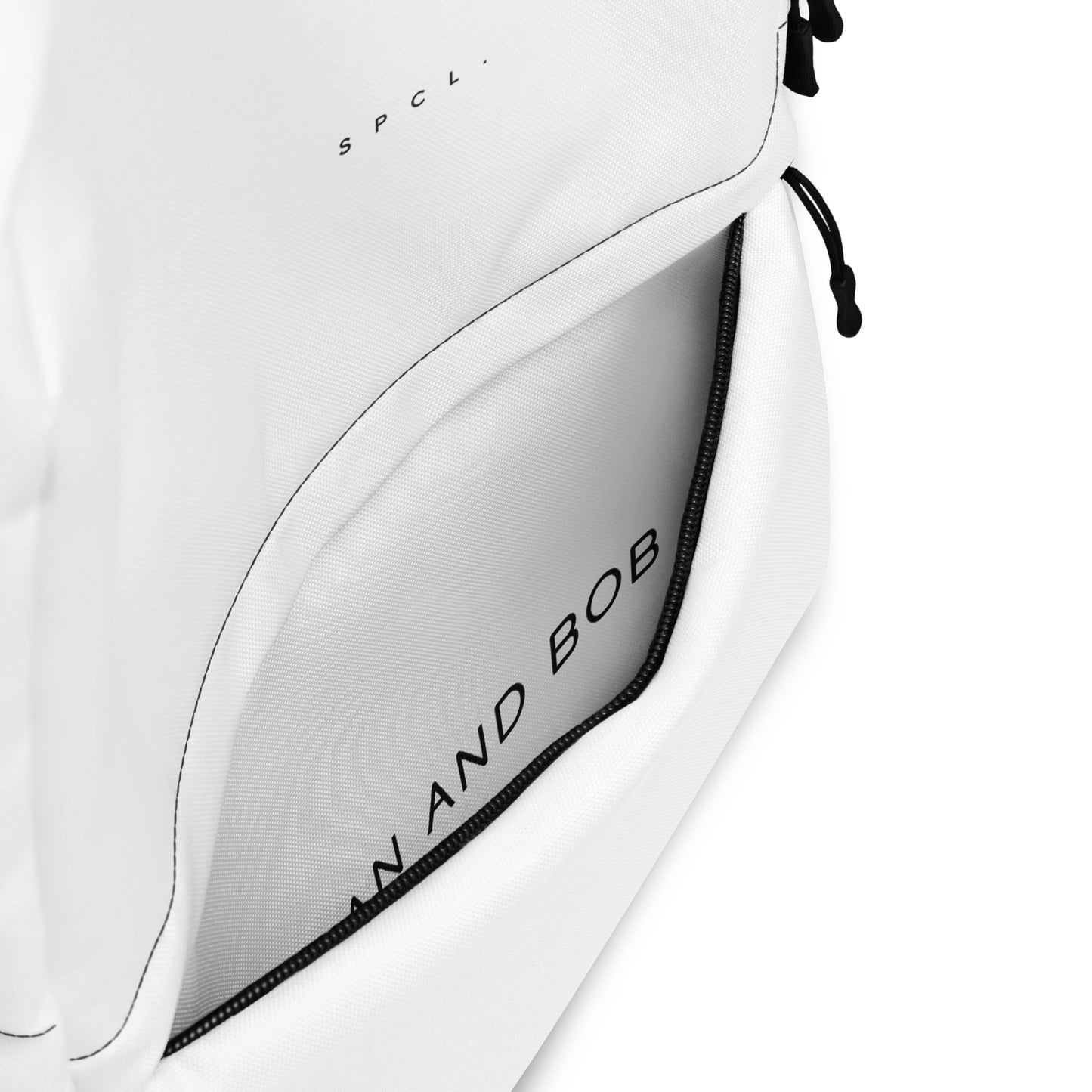 S P C L . Backpack WHITE/BLACK