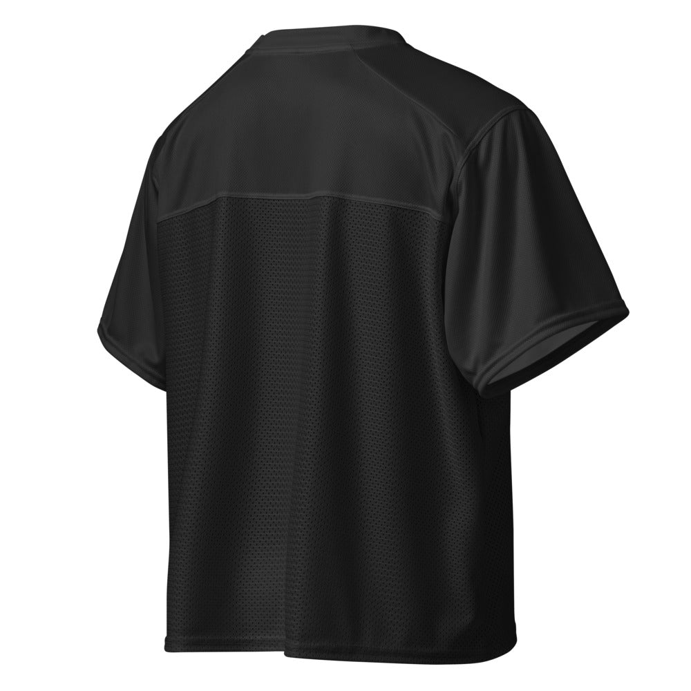 S P C L . Boxy football jersey BLACK