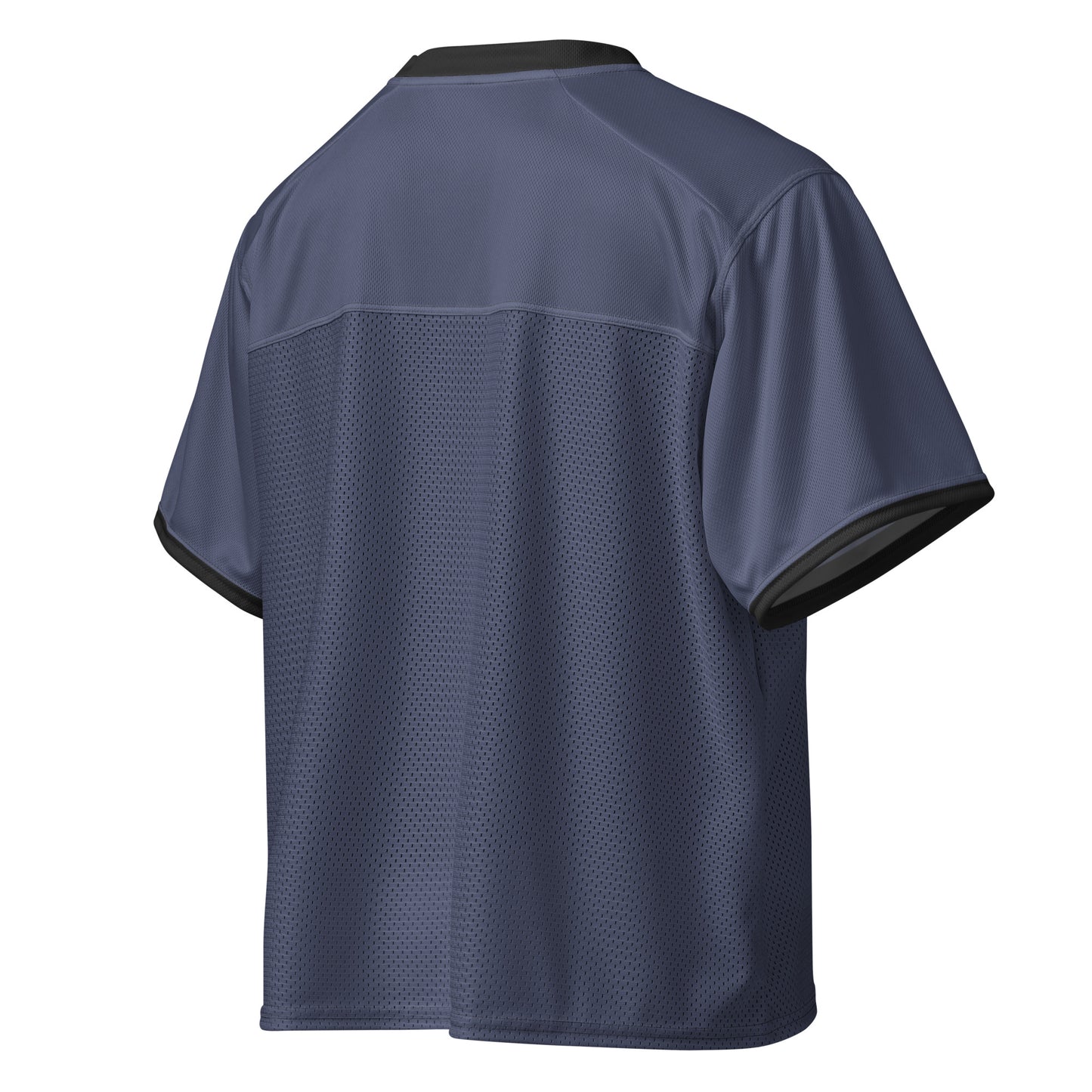 S P C L . Boxy football jersey BLUE/BLACK