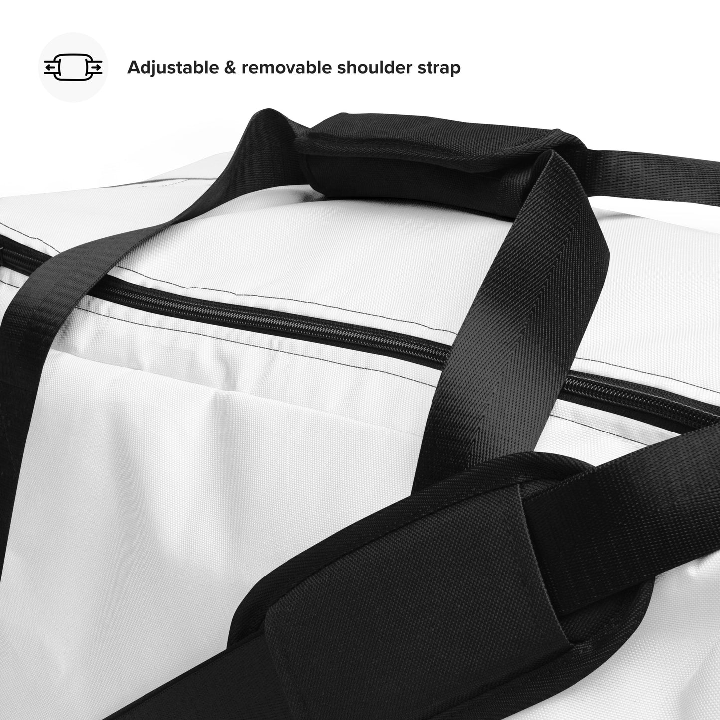 JEAN AND BOB Duffle bag WHITE