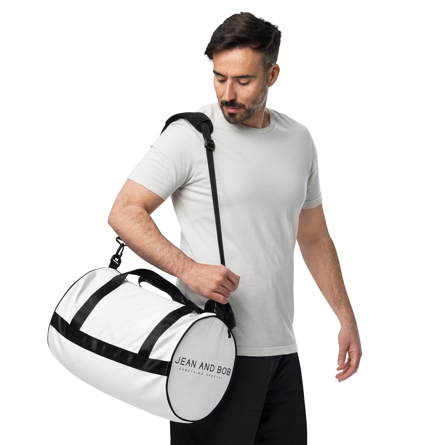JEAN AND BOB Gym bag WHITE