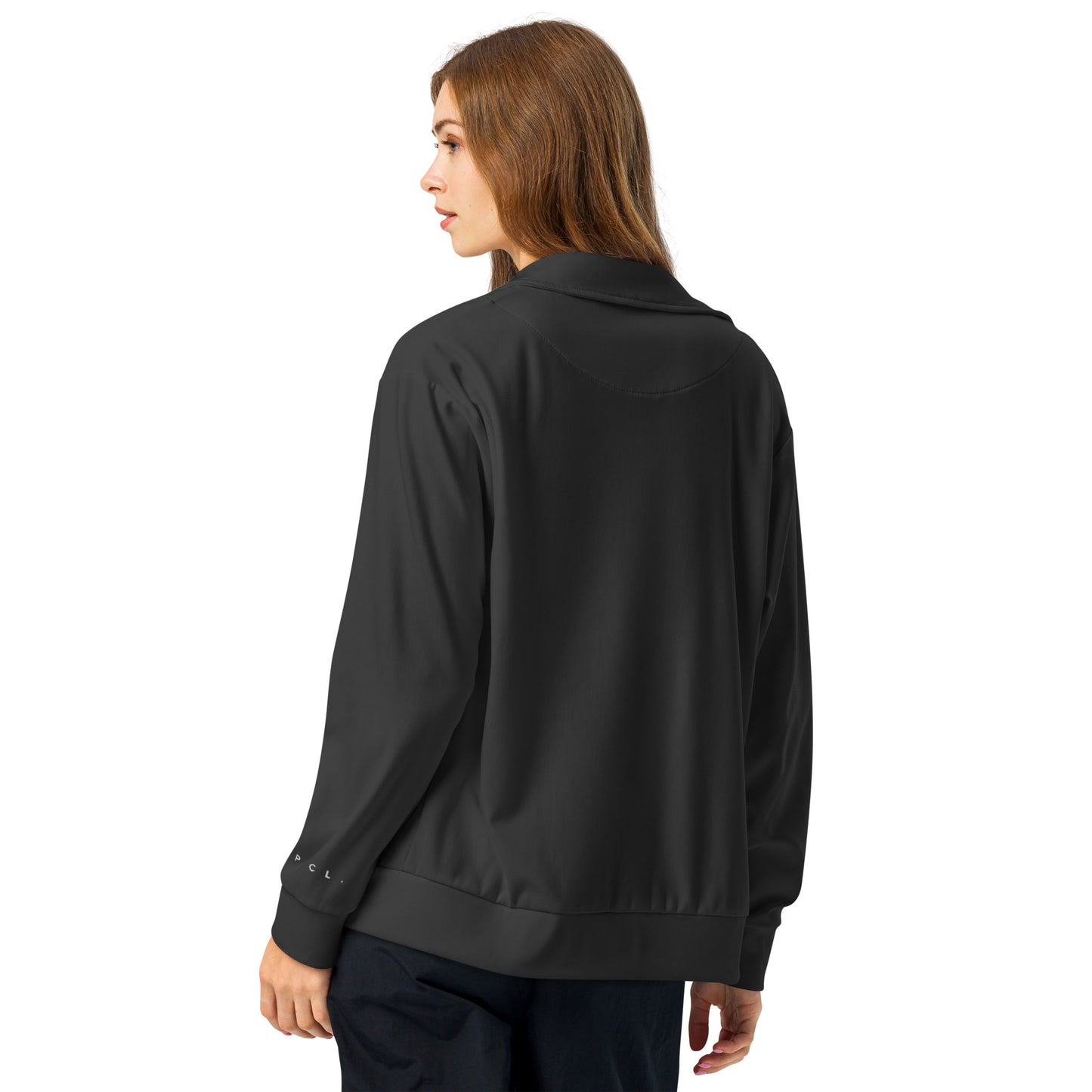 S P C L . Unisex track jacket BLACK