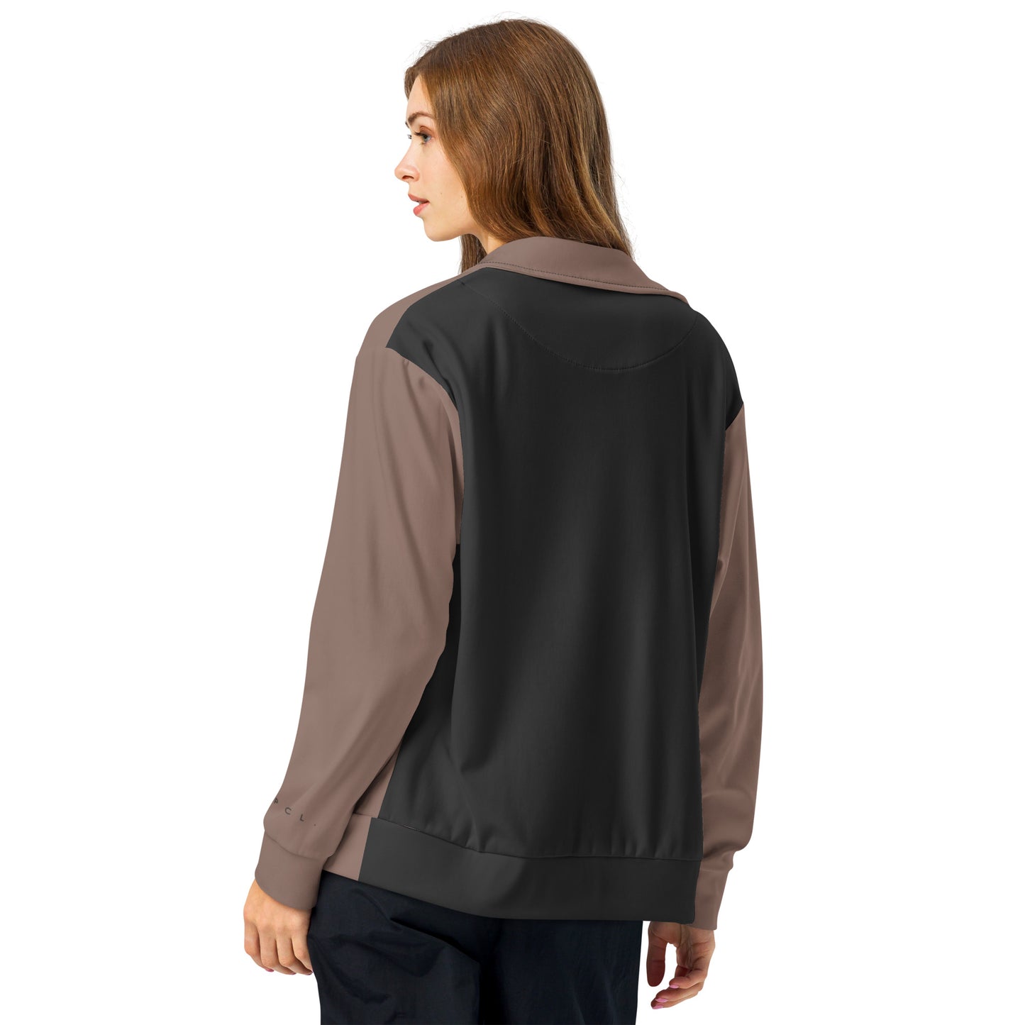 S P C L . Unisex track jacket BROWN/BLACK NEW