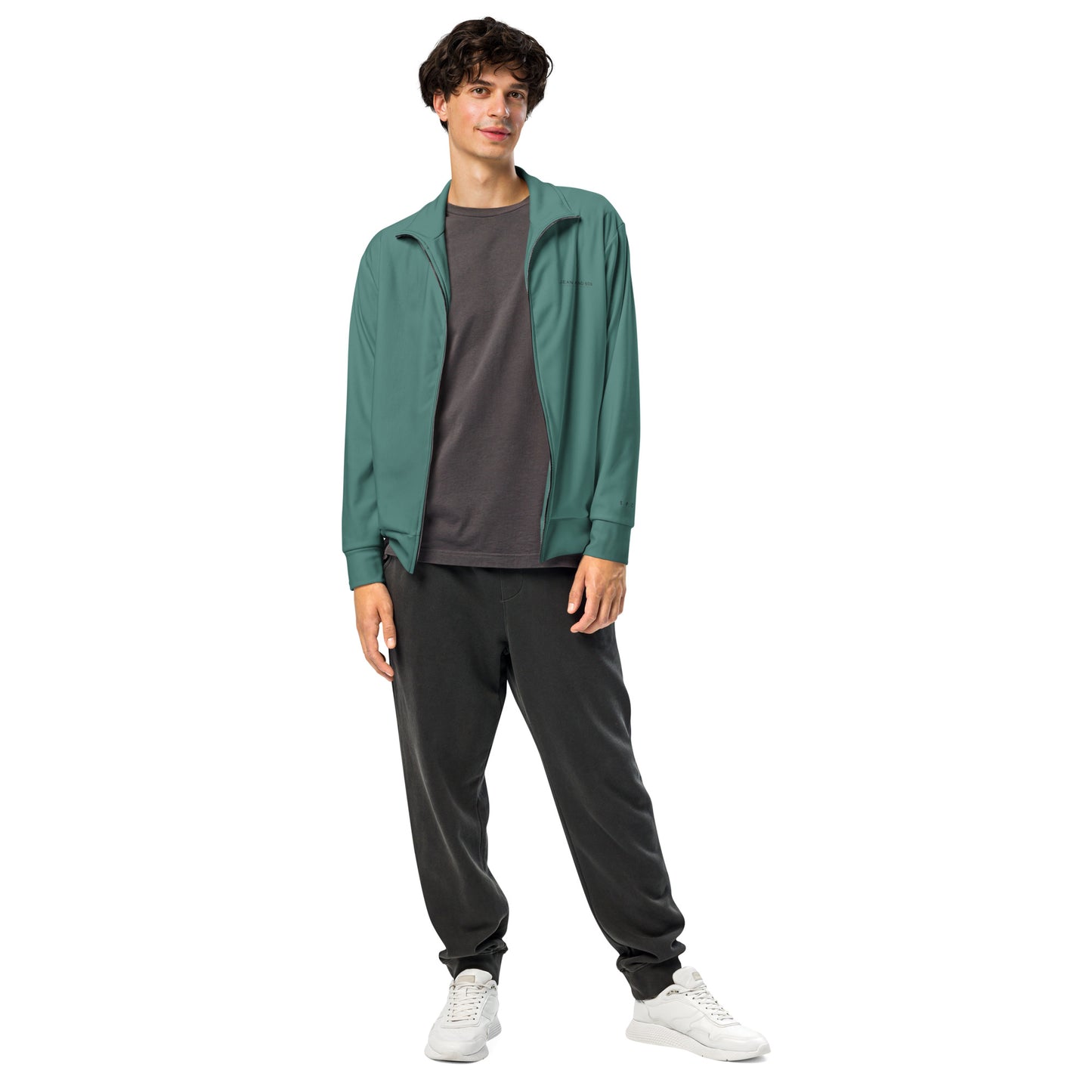 S P C L . Unisex track jacket GREEN/BLACK NEW