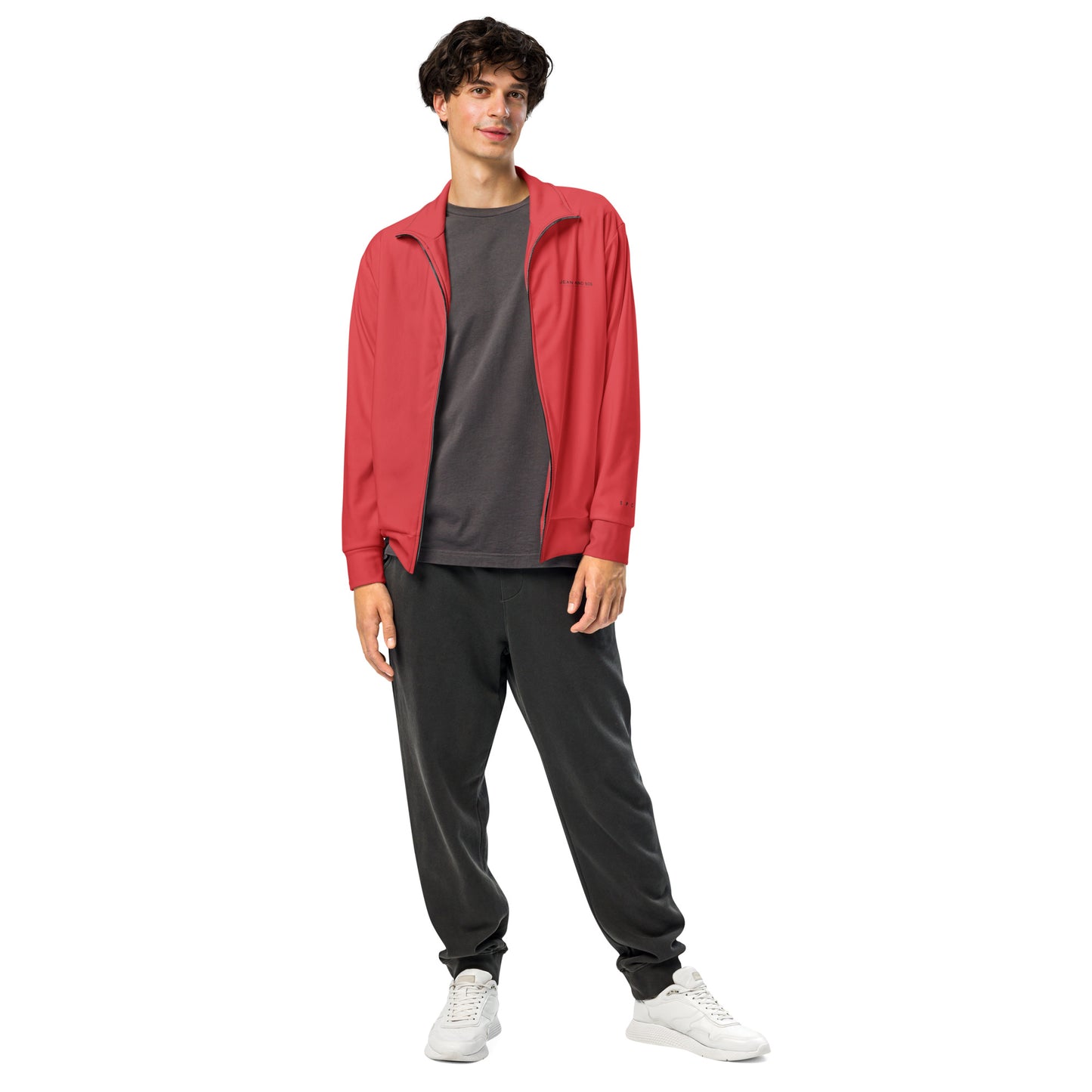 S P C L . Unisex track jacket RED/BLACK NEW