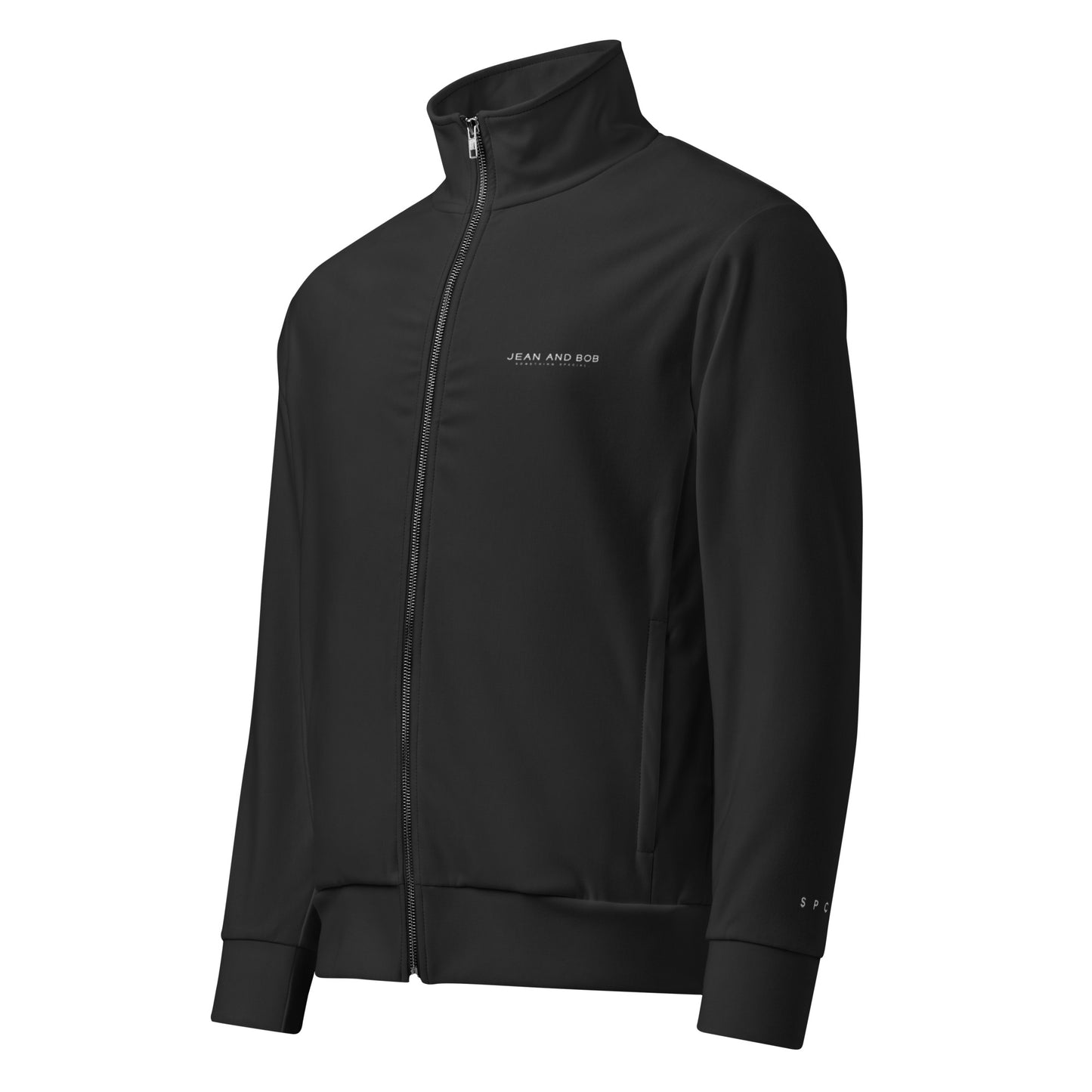 S P C L . Unisex track jacket BLACK