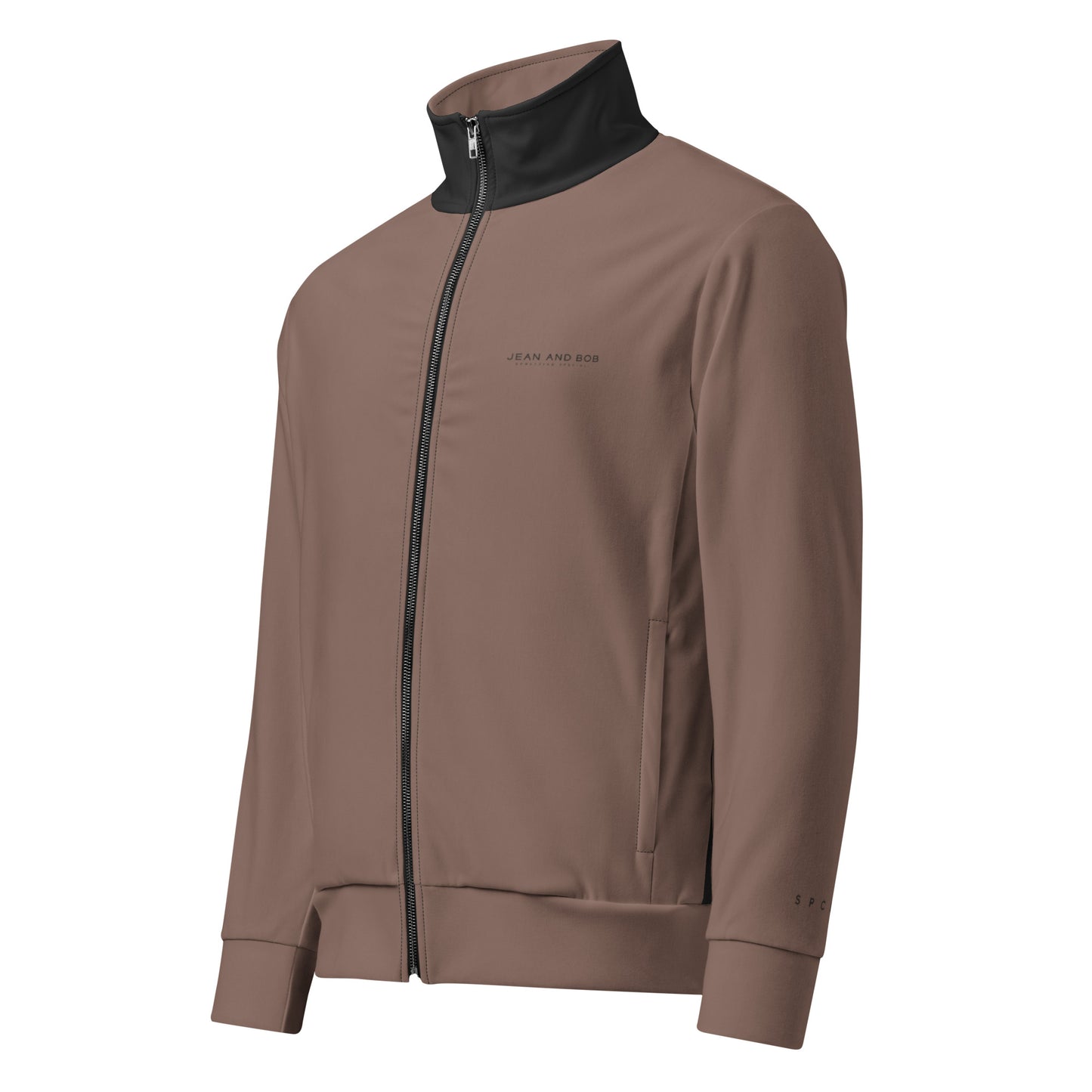S P C L . Unisex track jacket BROWN/BLACK NEW