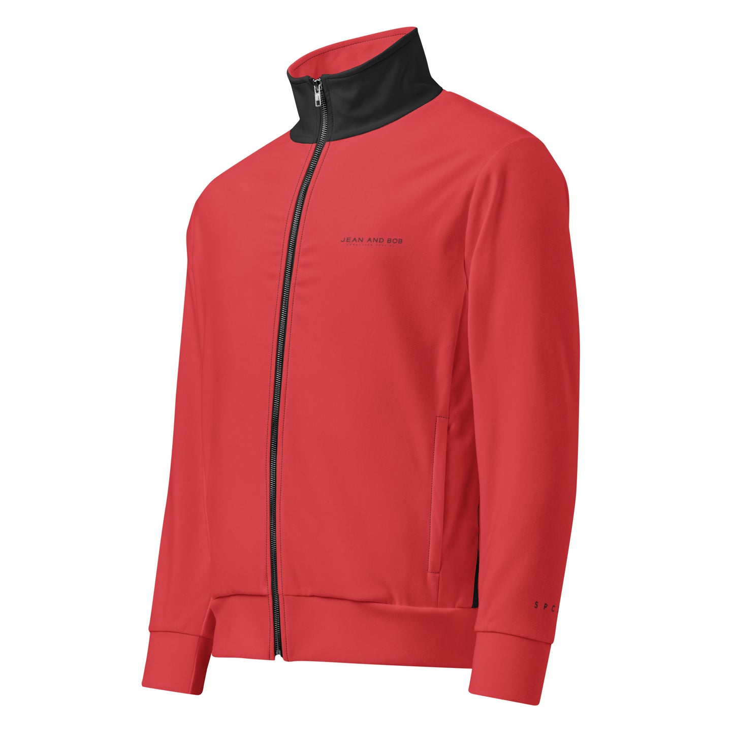 S P C L . Unisex track jacket RED/BLACK NEW