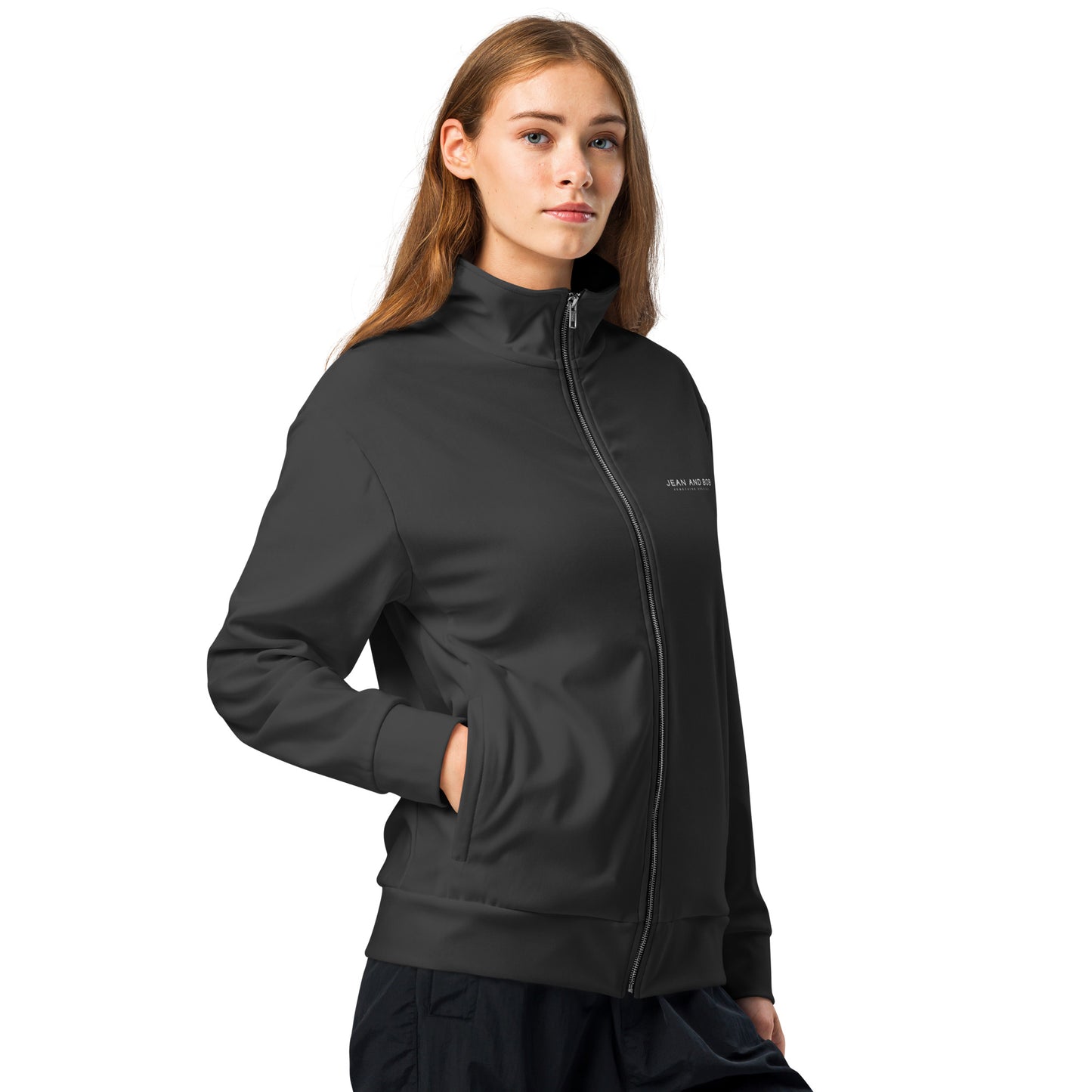 S P C L . Unisex track jacket BLACK