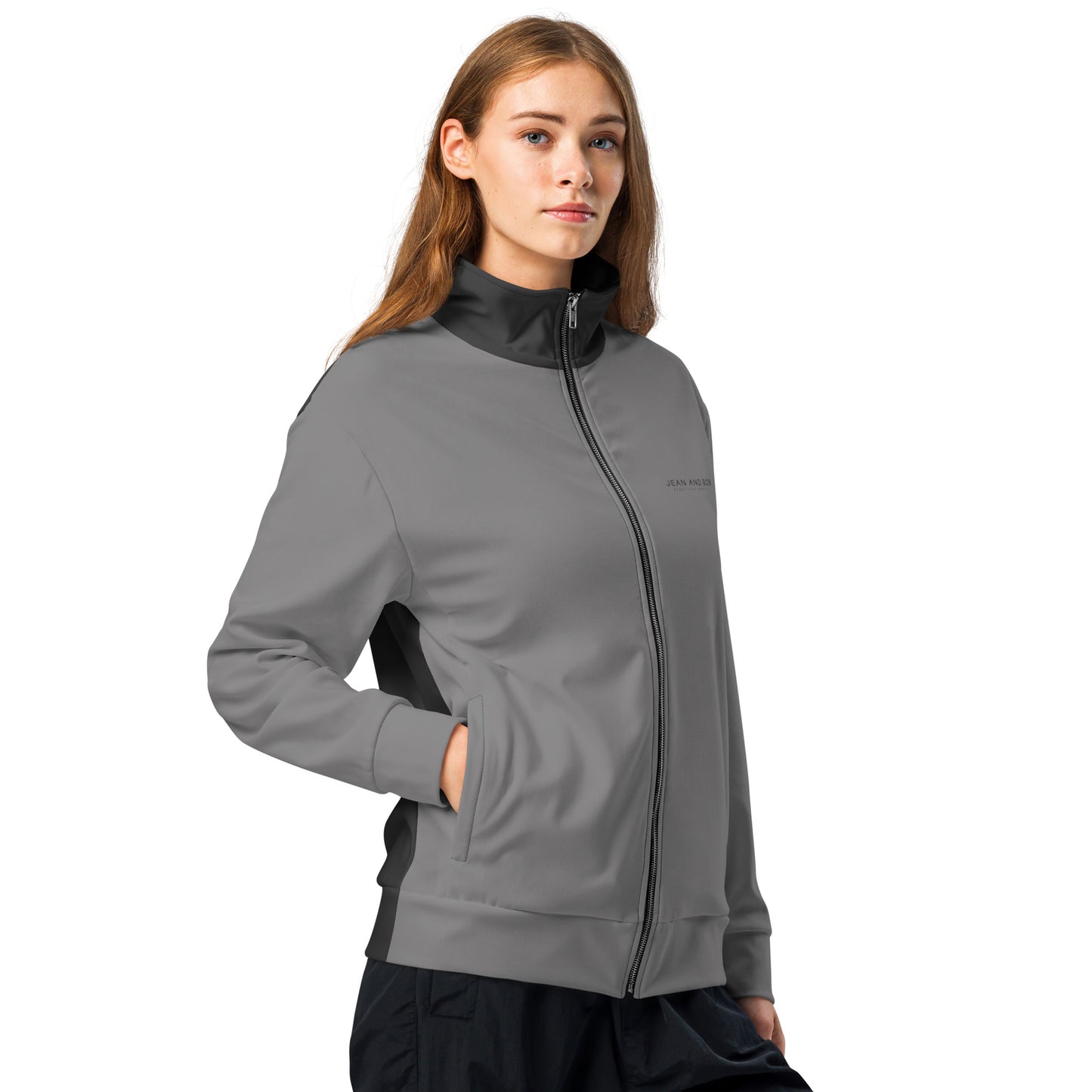 S P C L . Unisex track jacket GREY/BLACK NEW