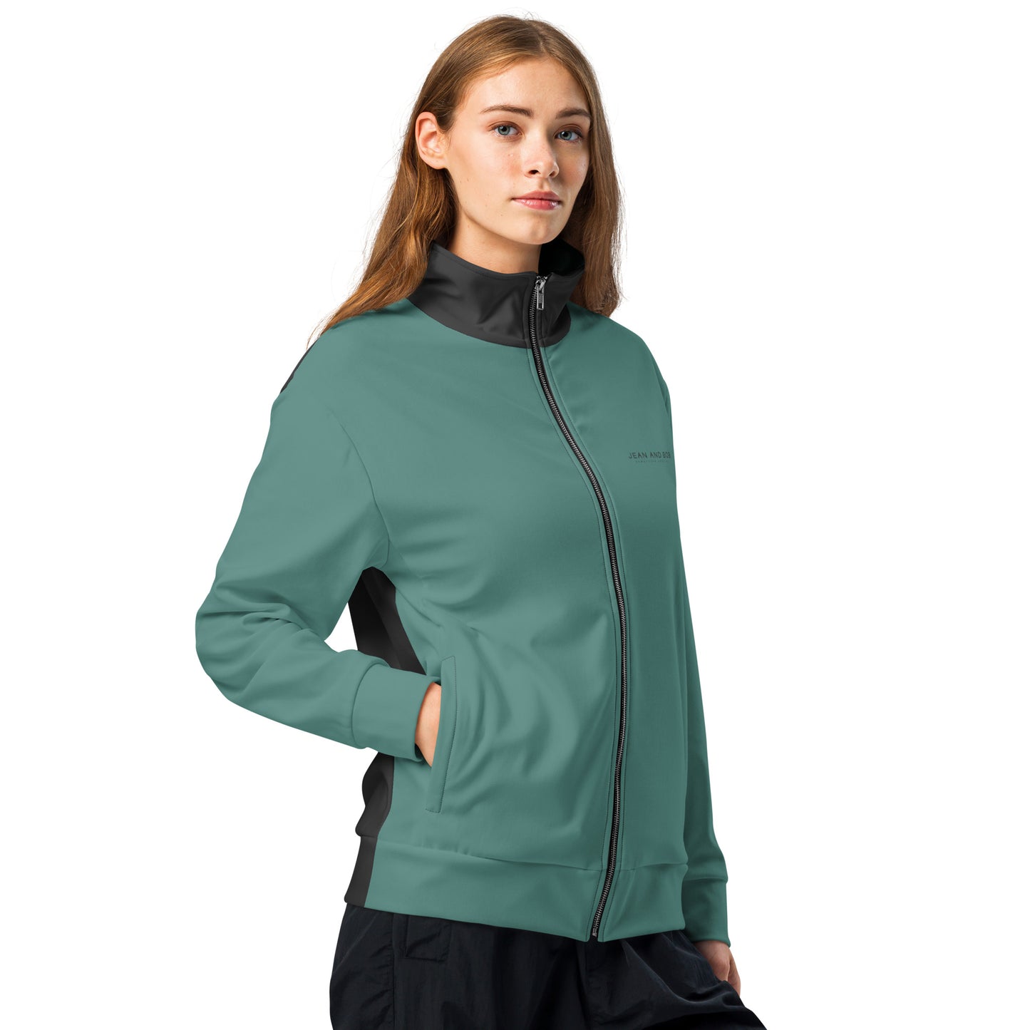 S P C L . Unisex track jacket GREEN/BLACK NEW