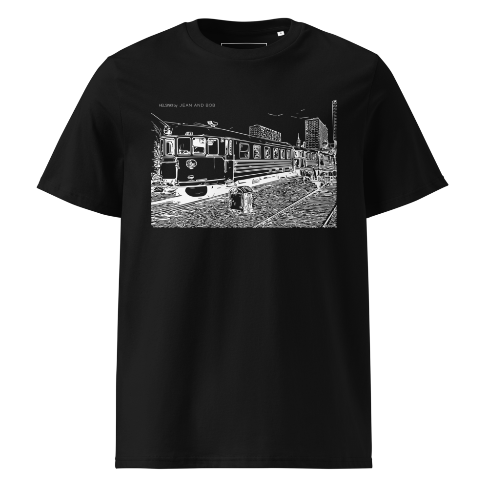 Unisex organic cotton t-shirt "Train"
