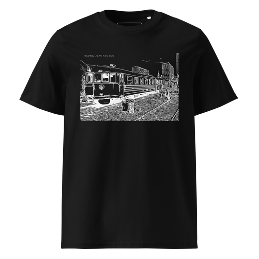 Unisex organic cotton t-shirt "Train"